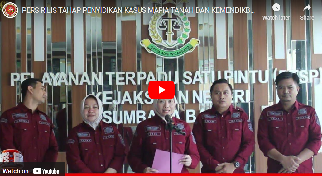 PERS RILIS TAHAP PENYIDIKAN KASUS MAFIA TANAH DAN KEMENDIKBUD