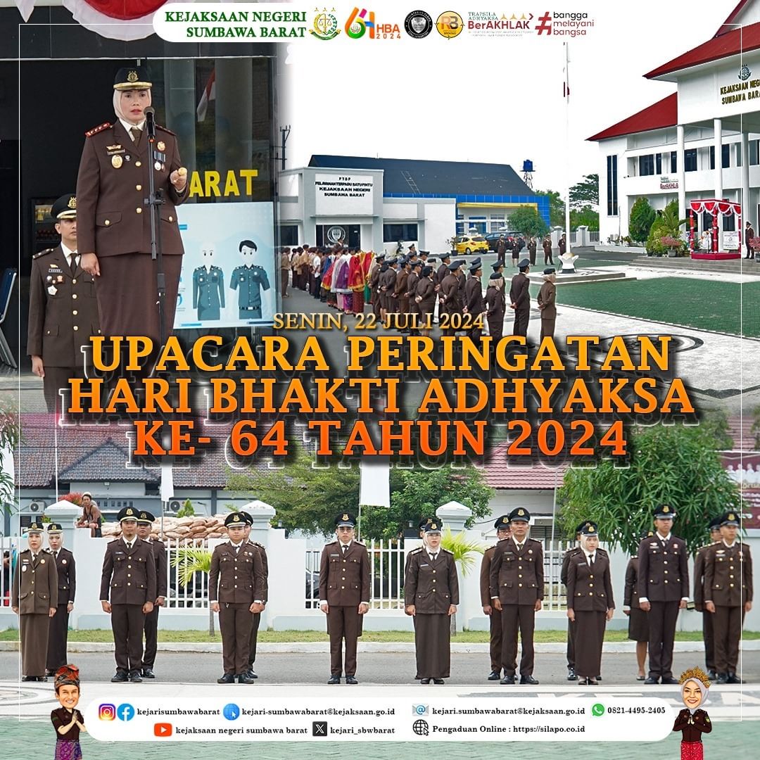 UPACARA PERINGATAN HARI BHAKTI ADHYAKSA KE-64 TAHUN 2024