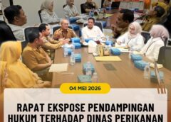 RAPAT EKSPOSE PENDAMPINGAN HUKUM TERHADAP DINAS PERIKANAN KABUPATEN SUMBAWA BARAT