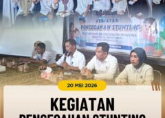 KEGIATAN PENCEGAHAN STUNTING DI DESA SAPUGARA BREE KEC. BRANG REA