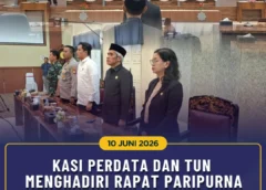 KASI PERDATA DAN TUN MENGHADIRI RAPAT PARIPURNA DPRD KABUPATEN SUMBAWA BARAT