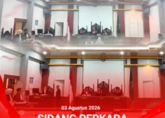 SIDANG PERKARA TINDAK PIDANA UMUM DILAKSANAKAN SEBANYAK 4 PERKARA TINDAK PIDANA UMUM