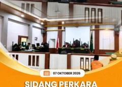 SIDANG PERKARA TINDAK PIDANA UMUM DILAKSANAKAN SEBANYAK 4 PERKARA TINDAK PIDANA UMUM