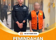 PEMINDAHAN TAHANAN DILAKSANAKAN SEBANYAK 1 ORANG DARI RUTAN POLRES SUMBAWA BARAT KE LEMBAGA PEMASYARAKATAN KELAS II A SUMBAWA BESAR